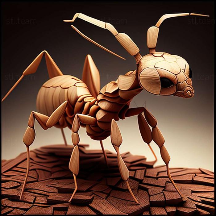 3D model Psalidomyrmex (STL)